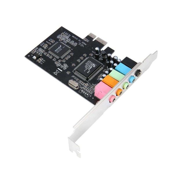 5.1 Sound Card PCI 32-bit Express x1 PCI-E 5.1ch CMI8738 Internal Audio Digital Sound Card PC Repair Parts