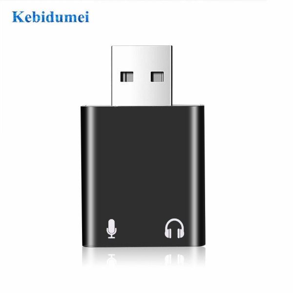 USB Sound Card USB To 3.5mm Audio Earphone Adapter External Sound Card 7.1 Audio Card For Mic Headphone Computer PC