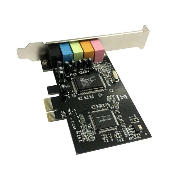 PCI Express 6 Channel 5.1 CMI8738 Audio Sound Card PC Computer Compatible For Windows Ordinary Sound Card Extension Card