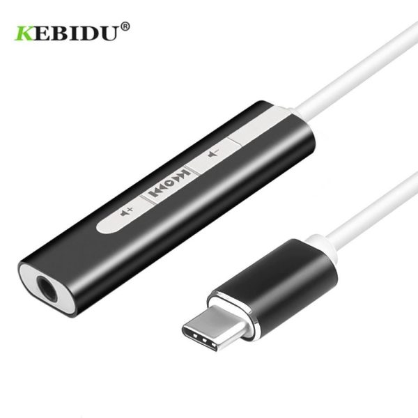 External USB Sound Card USB C to 3.5mm Jack Audio Microphone Headphone Adapter for Macbook PC Laptop Sound Card