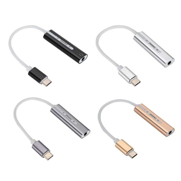 7.1 Channel External Type C Sound Card USB Type-C to 3.5mm Female Stereo Sound Card for Windows Headphone Stereo Audio Adapter