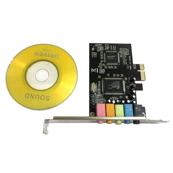 PCI Express 6 Channel 5.1 CMI8738 Audio Sound Card PC Computer Compatible For Windows Ordinary Sound Card Extension Card