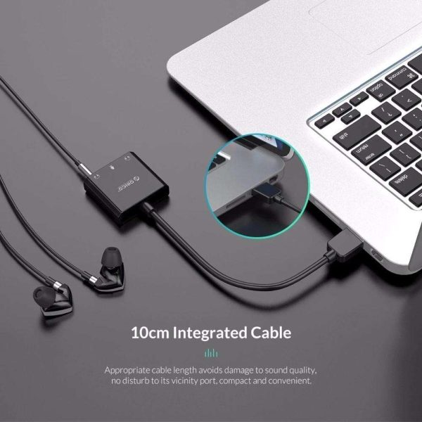 USB External Sound Card USB to Earphone Headphone Audio Interface Adapter For Windows/Mac/Linux Microphone Sound Card