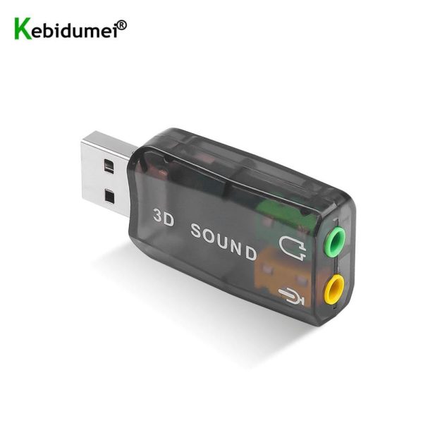 Usb Sound Card 5.1 USB to Jack 3.5mm Headphone Audio Adapter Micphone Sound Card For Mac Win Compter Android Linux