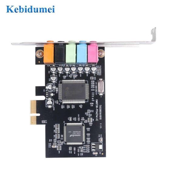 PCI-E Sound Card 5.1Channels CMI8738 Chipset Audio Digital High Quality PCI Express Sound Card TXC090