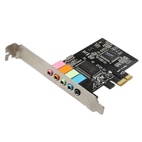 Sound card 5.1channels CMI8738 Chipset Audio Digital PCI Express Sound Card low profile bracket