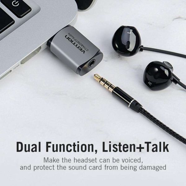 Sound Card USB Audio Interface External Sound card USB Adapter 3.5mm For Laptop Speaker PS4 Earphone USB Mic SoundCard