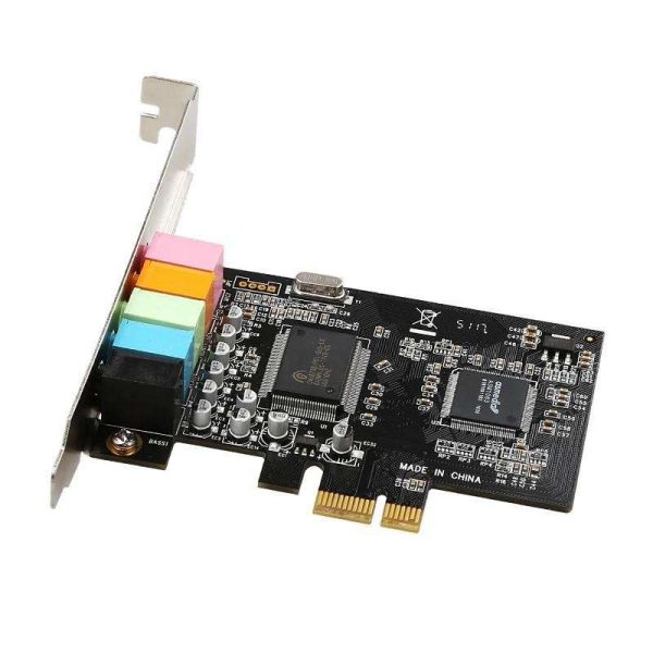 Sound card 5.1channels CMI8738 Chipset Audio Digital PCI Express Sound Card low profile bracket