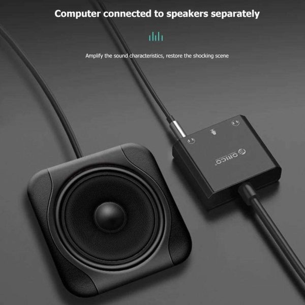 USB 2.0 External Stereo Sound Card Audio Adapter No Driver Needed for Desktop Laptop PC Computer Driver-free sound card