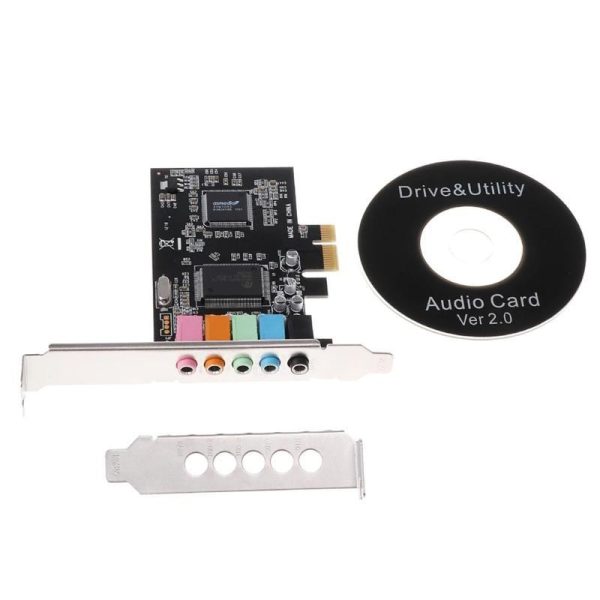 Audio Digital Sound Card 5.1 Solid Capacitors CMI8738 Chipset + Barrier Sound Card