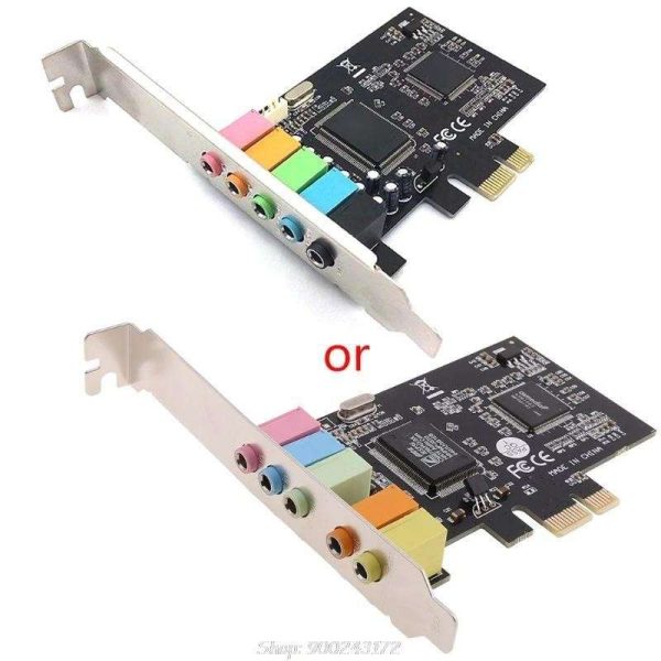 Sound Card 5.1Channels CMI8738 Express Sound Card for PC Computer Extension Card S10 20 Dropship