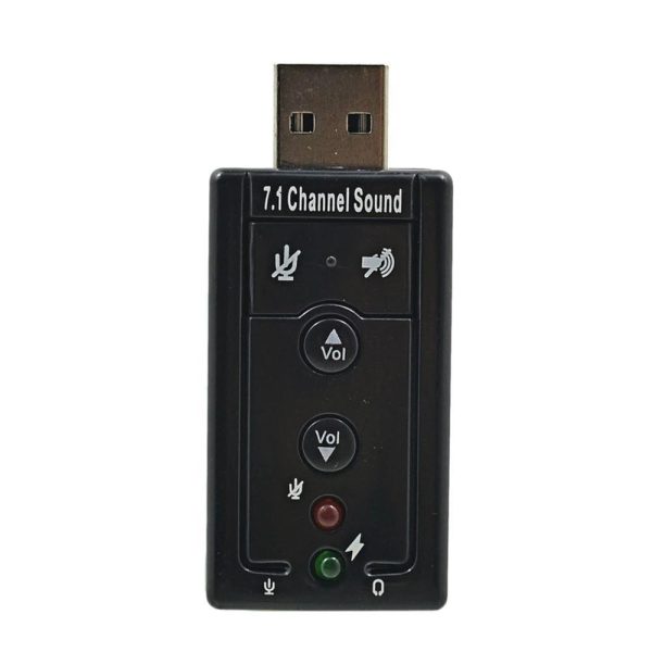 Professional USB sound Card 7.1 Channel Sound Microphone Headset Audio Adapter For Laptop PC External USB Sound Card