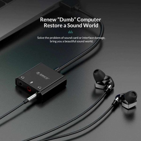 Sound Card External 3.5mm USB Adapter USB to Earphone Headphone Audio Interface for PS4 Pro Computer Microphone Sound Card