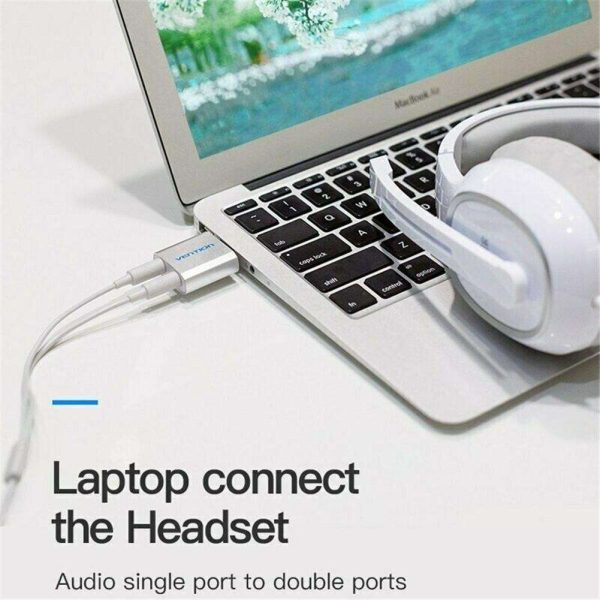 External Sound Card USB to 3.5mm Jack Aux headset Adapter Stereo Audio Sound Card for Speaker PC Mic Laptop Computer r57