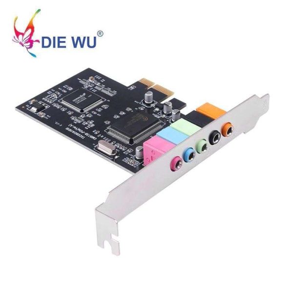 Sound Card 5.1CH 5.1 Channel CMI8738 Chipset Audio Interface -E 5.1 Stereo Digital Card Desktop Sound Card