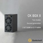 Goldshell miner CK BOX II 2.1TH/s Nervos Network CKB Mining better than ASIC CK-BOX CK5 CK6 Good For Home Mining Low Noise (Without PSU)