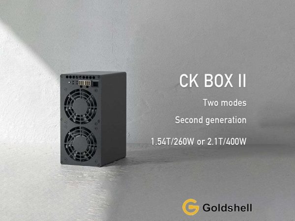 Goldshell miner CK BOX II 2.1TH/s Nervos Network CKB Mining better than ASIC CK-BOX CK5 CK6 Good For Home Mining Low Noise (Without PSU)