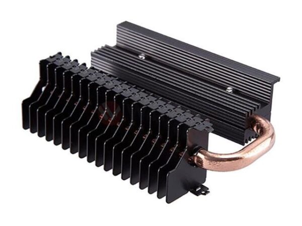 COOLM2SSD - M.2 SSD Radiator Heatsink with Heat Pipe, Compatible with PCIE NVME M.2 2280/SATA M.2 2280 SSD. With Thermal Silica Pad (Excluding SSD), Cooling Effect up to 30 Degrees. OEM/ODM Welcome!