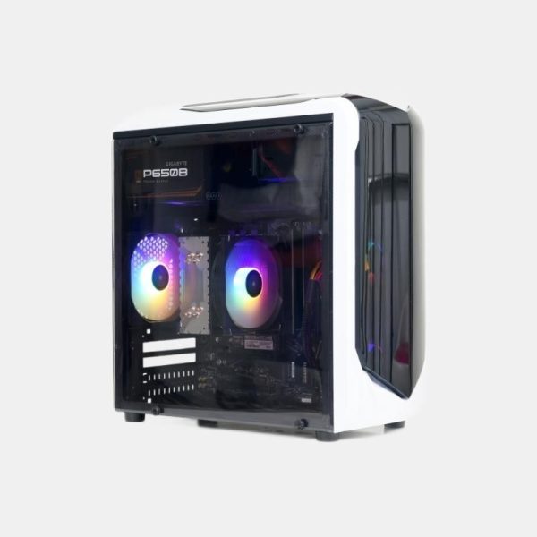 M MUIKEUHD  Gaming PC Barebone Systems  AMD Ryzen 5 5600 16GB(8*2) DDR4 3200MHz  500GB M.2 NVMe 650W PSU  Windows 11 Pro  Gaming PC Barebone Systems