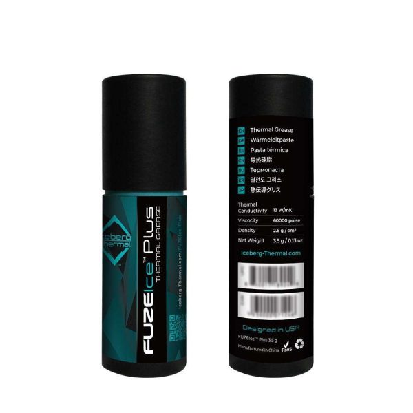 Iceberg Thermal FUZEIce Plus Thermal Paste Heatsink Compound CPU GPU High Performance Grease (3.5g)