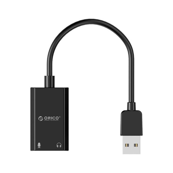 Madeng External USB Sound Card 3.5mm Headset Microphone Adapter USB to 3.5mm Jack Audio Headset Microphone Earphone Cable Adapter