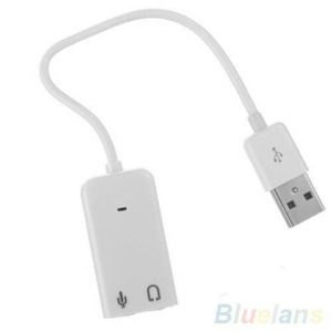 sound card HOT External  2.0 3D Virtual 7.1 Channel Audio Sound Card Adapter for PC Desktop mesa de sonido