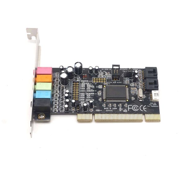 Weastlinks Classic PCI Sound Card 5.1CH CMI8738 Chipset Audio Digital Sound Card Desktop Stereo Surround PCI Sound Audio Card