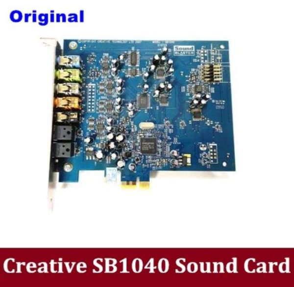 Weastlinks Original High Quality Creative Sound Blaster X-Fi SB1040 PCI-E Sound Cards Music Movie Games Desktop Computer Sound Card