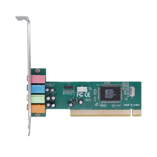 Weastlinks PCI-E PCI for Express 4.1 Channel 3D Audio 5-Channel Digital Sound Card 4.1 Solid Capacitors CMI8738 Chipset Expansion Card