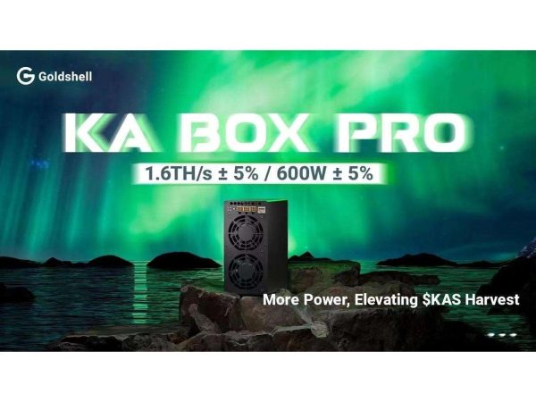 New KA BOX Pro 1.6Th/s Kaspa Miner 600W KAS Crypto Mining Machine With PSU Kaspa Rig Asic Miner KAS Miner Low Noise Good for Home Mining