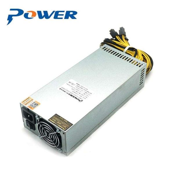 Power Supply 2000W Antminer ASIC Bitcion Miner Power Supply 2000W 2U Single-channel wind cool sound power supply desktop computer chassis server voltage stabilizer