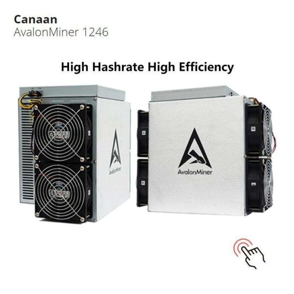 AvalonMiner 1246 83TH/s Bitcoin Miner Asic Miner Crypto SHA-256 Mining Machine With Original Power Supply BTC BCH 3420W Miner Machine Better Than Avalon 1166 pro 1126 pro