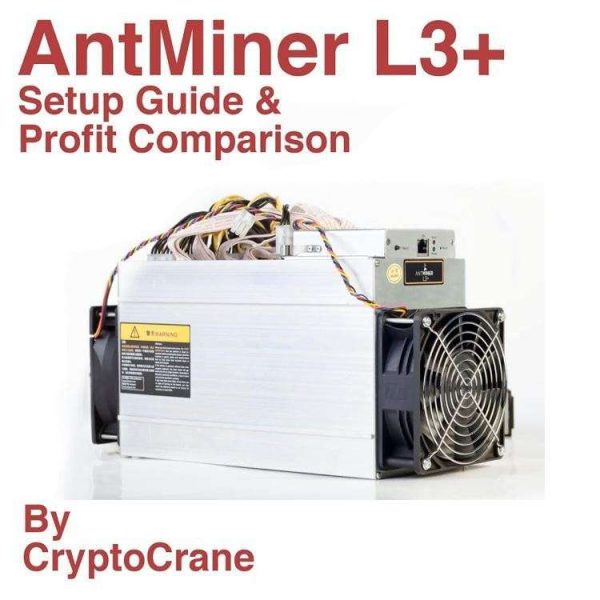 Bitmain ASIC Miner L3+ 504M/S 1.6J/MH consumption ratio with PSU Scrypt BM1485 ASIC Chip Litecoin Miner LTC DOGE Antminer L3 Mining Machine better than antminer l3 S9 T9 DR3 m3