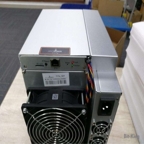 New Antminer Profitable T17e 50TH/S 2750W Bitcoin Miner Antminer Machine BTC BCH Mining equipment With power supply Improved Heatsink Version