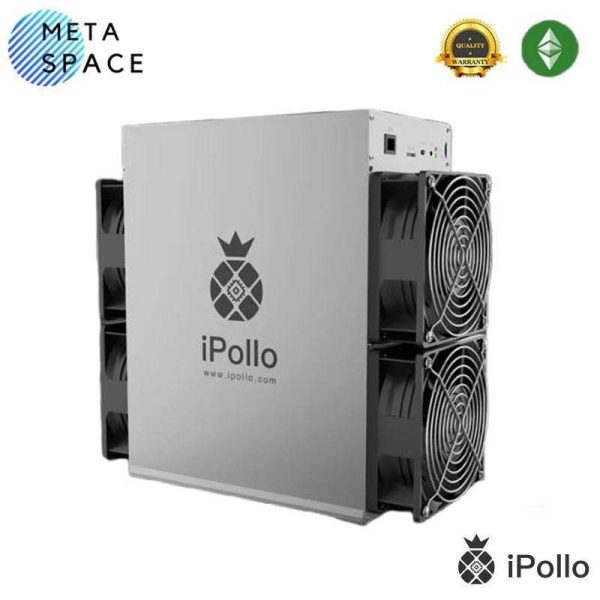 New Machine iPollo V1 Classic ETC Miner 1550M Hashrate ETHASH Algorithm 1240W Power Consumation With PSU ETC Miner (Not For ETH)