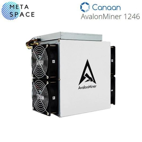 Canaan Avalon 1246 93TH Bitcoin Miner Asic Miner 3155W Crypto Mining Machine With Original Power Supply Better Than Avalon 1246 83T antminer T19 T17 S19J