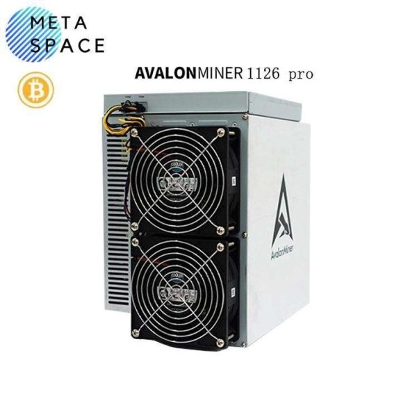 Canaan Avalon 1126 68T Asic Miner SHA256 Bitcoin BCH BTC miner Crypto Mining Machine A1126 68TH/s with power supply Than Avalon 1066 1066 pro Antminer T15 T17 T17+