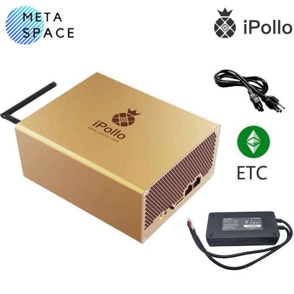 iPollo V1 Mini ETC Miner 320MH/s±10% Hashrate 240W Low Consumption ETHW Miner Machine With PSU Ipollo V1 ETC Asic Miner Good for Home Mining