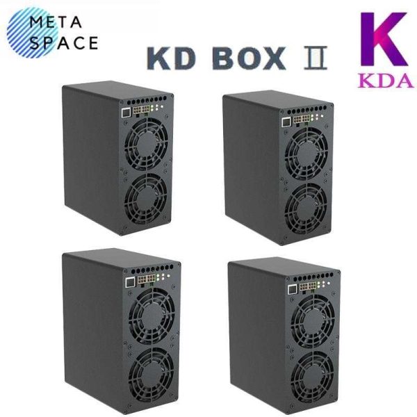 4PCS SETS New Gold-shell KD BOX II 5TH/S 400W KDA Miner WITHOUT PSU KD Box 2 Asic Miner Good For Home Mining Low Noise Better Than Kd box pro