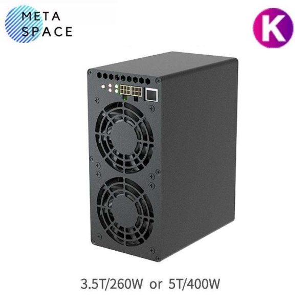 4PCS SETS New KD BOX ii Miner Release Gold-shell KD BOX 2 5.0T Hashrate With Power Supply KDA Miner Better Than kd box pro New kda ASIC miner kd box 2