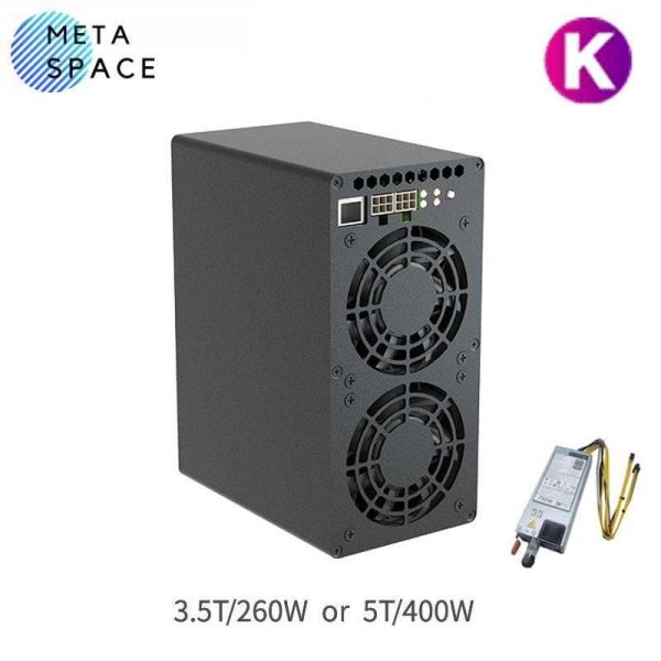 New Gold-shell KD BOX II 5TH/s Hashrate 400W KDA Miner With PSU Kadena Kd box 2 Good For Home Mining Low Noise Better Than Kd box pro 2.6T Asic Miner