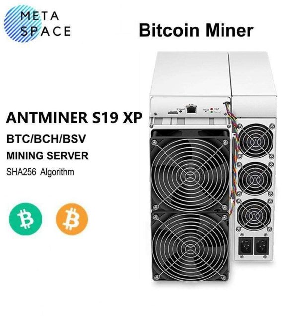 New Bitmain Antminer S19 XP 141Th/s 3032W ASIC Bitcoin Miner Most Powerful BTC Miner Machine S19XP 141T Bitcoin Mining rig Better Than Antminer S19 S19pro S19J pro