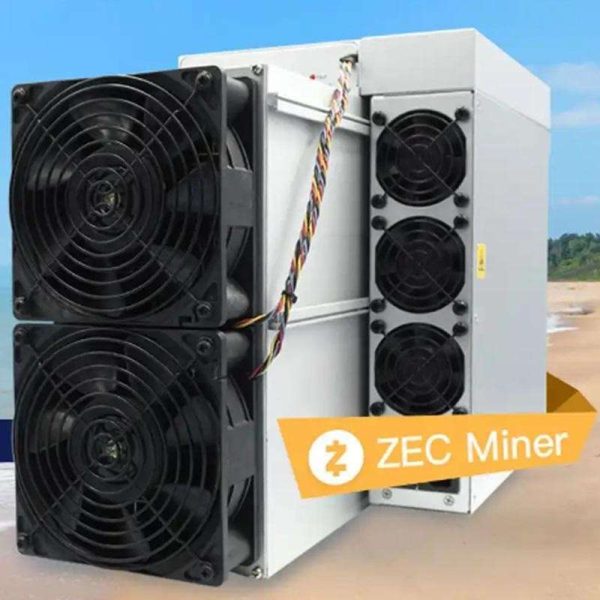 New Bitmain Antminer Z15 Pro ZEC ASIC Mining 840ksol/s Hashrate 2560W Power Consumption ZEC Miner Power Supply Included Best Profitable ZEC Miner