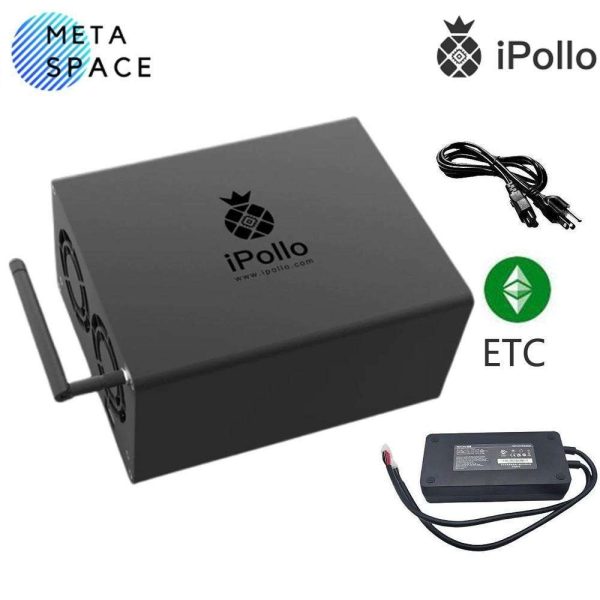 New Release iPollo V1 Mini ETC ETHW Miner 280MH/s 270W New Ethereum Miner With PSU and Power Cord Better Than iPollo V1 ETHW