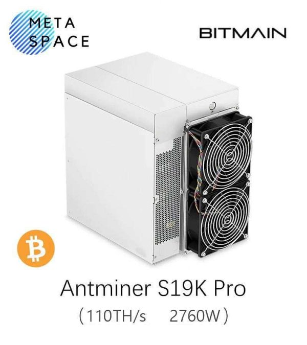 New Bitmain Antminer S19K Pro 110T Asic Miner s19k Pro 110Th/s 2760W Bitcoin Mining Machine BTC BCH Bitcoin Miner BTC Miner Better Than Antminer S19 S17 S19j whatsminer M30S M20S