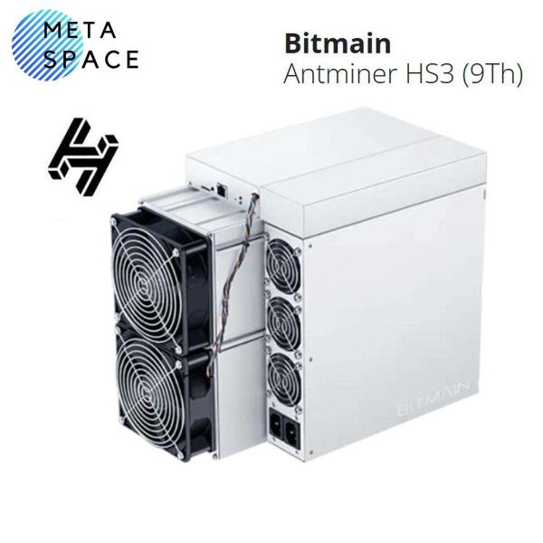 New Bitmain Antminer HS3 9Th/S 2079W Handshake Algorithm Asic Miner HNS Mining Machine With Power Supply HNS Miner Better Than Goldshell HS Lite Goldshell HS6 SE