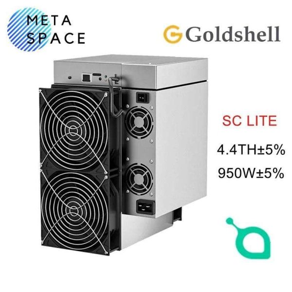 New Gold shell SC Lite 4.4TH/s 950W Siacoin Miner SC Miner Blake2B-Sia algorithm with Power Supply Gold shell Lite Miner Sia Miner