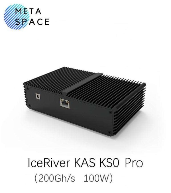 New IceRiver KS0 Pro 200Gh/S 100W KAS Miner Kaspa Mining Machine KAS Asic Mining Profitable IceRiver KAS KS0pro Miner Than KS0