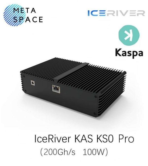 New IceRiver KS0 Pro 200Gh/S 100W KAS Miner Kaspa Mining Machine KAS Asic Mining Profitable IceRiver KAS KS0pro Miner Than KS0