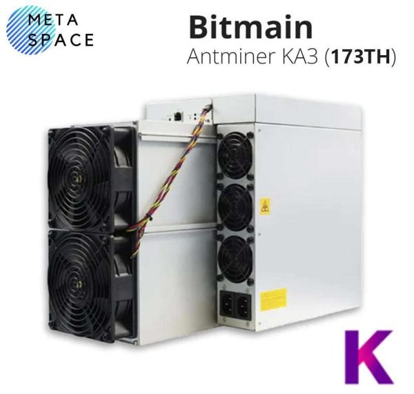 New Bitmian Antminer KA3 173Th/s 3154W Blake2S Algorithm (KADENA) Most Efficient KAD Miner KDA Mining Machine Antminer KDA 173T